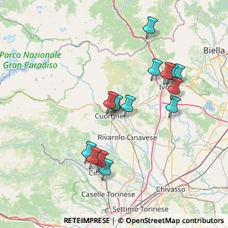 Mappa Frazione Spineto, 10082 Cuorgnè TO, Italia (14.14267)