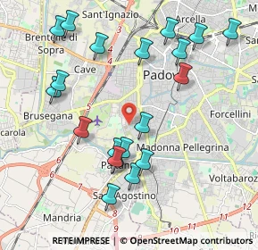 Mappa Via Loreto, 35142 Padova PD, Italia (2.1415)