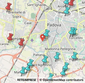 Mappa Via Loreto, 35142 Padova PD, Italia (2.99722)