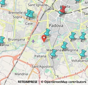 Mappa Via Loreto, 35142 Padova PD, Italia (2.81769)