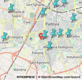 Mappa Via Loreto, 35142 Padova PD, Italia (2.63417)