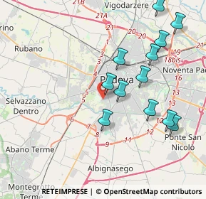 Mappa Via Loreto, 35142 Padova PD, Italia (4.02417)