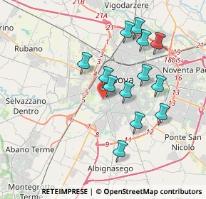 Mappa Via Loreto, 35142 Padova PD, Italia (3.40231)