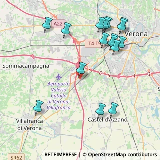 Mappa Via Veneto, 37062 Dossobuono VR, Italia (4.98063)