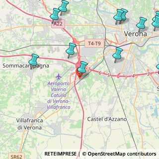 Mappa Via Madonnina, 37062 Dossobuono VR, Italia (6.38917)