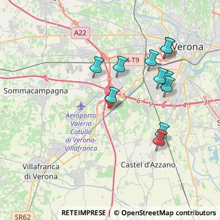 Mappa Via Madonnina, 37062 Dossobuono VR, Italia (3.93818)