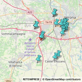 Mappa Via Veneto, 37062 Dossobuono VR, Italia (4.4165)