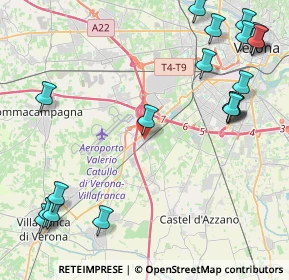 Mappa Via Veneto, 37062 Dossobuono VR, Italia (5.858)