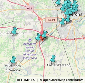 Mappa Via Madonnina, 37062 Dossobuono VR, Italia (5.499)