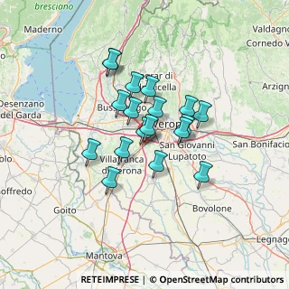 Mappa Via Madonnina, 37062 Dossobuono VR, Italia (10.07333)