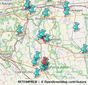 Mappa Via Madonna del Bosco, 26016 Spino D'adda CR, Italia (9.6105)