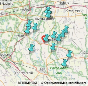 Mappa Via Madonna del Bosco, 26016 Spino D'adda CR, Italia (6.562)