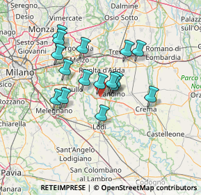 Mappa Via Madonna del Bosco, 26016 Spino D'adda CR, Italia (11.31875)