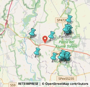 Mappa Via Madonna del Bosco, 26016 Spino D'adda CR, Italia (3.775)