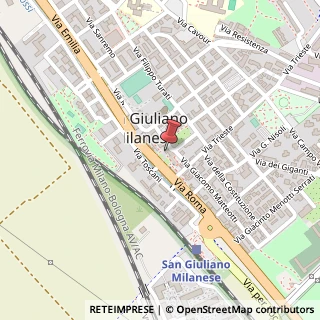 Mappa Via Giacomo Matteotti, 18, 20098 San Giuliano Milanese, Milano (Lombardia)