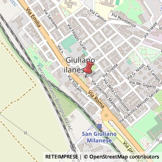 Mappa Via Giacomo Matteotti, 20, 20098 San Giuliano Milanese, Milano (Lombardia)