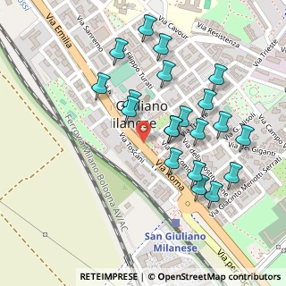 Mappa Via Roma, 20098 San Giuliano Milanese MI, Italia (0.2385)