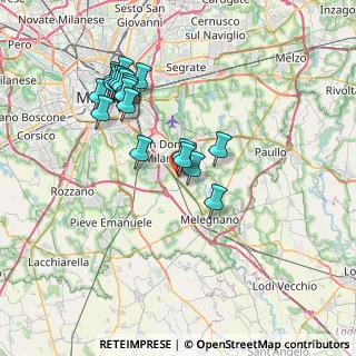 Mappa Via Roma, 20098 San Giuliano Milanese MI, Italia (7.2465)