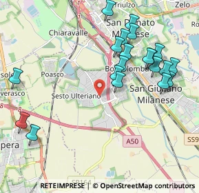 Mappa Via Lombardia, 20098 Area Industriale MI, Italia (2.217)