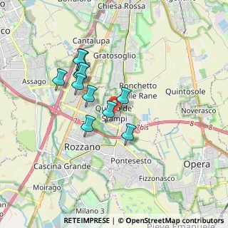Mappa Via Serio, 20089 Rozzano MI, Italia (1.47364)