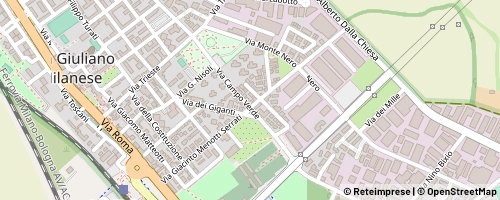 Mappa San Giuliano Milanese