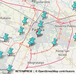 Mappa Via E. De Amicis, 35123 Padova PD, Italia (5.33875)