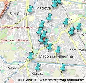 Mappa Via E. De Amicis, 35123 Padova PD, Italia (0.9795)