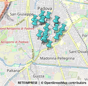 Mappa Via E. De Amicis, 35123 Padova PD, Italia (0.6065)