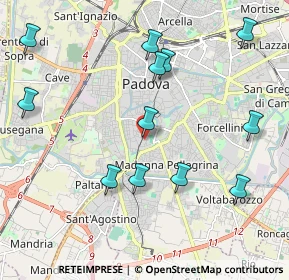 Mappa Via E. De Amicis, 35123 Padova PD, Italia (2.25083)