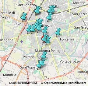 Mappa Via E. De Amicis, 35123 Padova PD, Italia (1.6755)