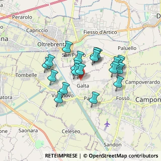 Mappa Via Battisti, 30030 Vigonovo VE, Italia (1.41)
