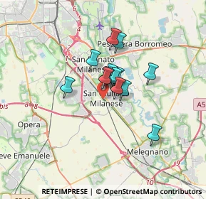 Mappa , 20098 San Giuliano Milanese MI, Italia (2.13462)