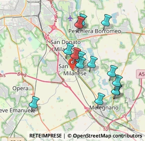Mappa , 20098 San Giuliano Milanese MI, Italia (3.57571)