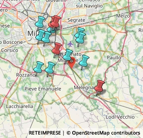 Mappa , 20098 San Giuliano Milanese MI, Italia (6.82733)