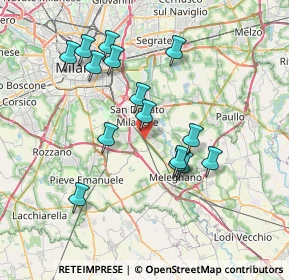 Mappa , 20098 San Giuliano Milanese MI, Italia (6.958)