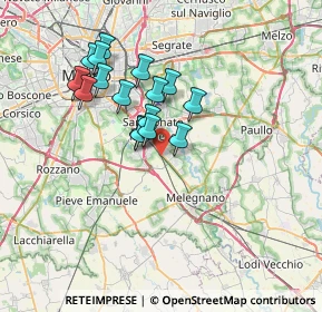 Mappa , 20098 San Giuliano Milanese MI, Italia (5.89375)