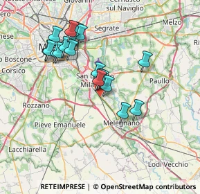 Mappa , 20098 San Giuliano Milanese MI, Italia (6.6665)
