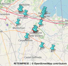 Mappa Via Ondei, 46043 Castiglione delle Stiviere MN, Italia (7.23769)