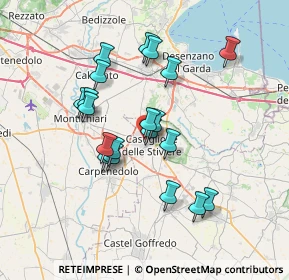 Mappa Via Ondei, 46043 Castiglione delle Stiviere MN, Italia (6.2545)