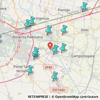 Mappa Via Sagredo, 30030 Vigonovo VE, Italia (4.56583)
