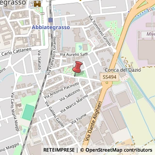 Mappa Via Carlo Mereghetti, 8, 20081 Abbiategrasso, Milano (Lombardia)