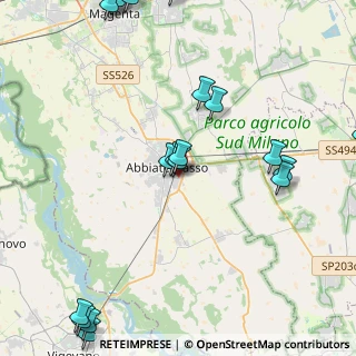 Mappa Via Mereghetti, 20081 Abbiategrasso MI, Italia (5.922)