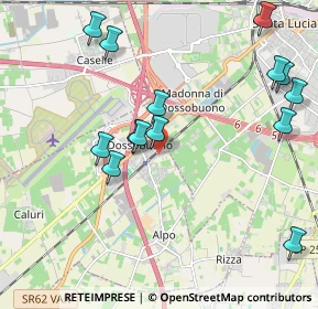 Mappa Via Centurare, 37062 Dossobuono VR, Italia (2.25071)
