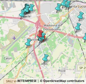 Mappa Via Centurare, 37062 Dossobuono VR, Italia (2.4435)
