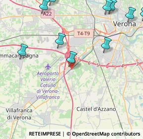 Mappa Via Centurare, 37062 Dossobuono VR, Italia (6.3175)