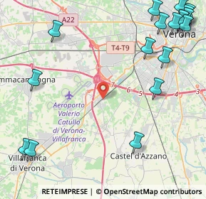 Mappa Via Centurare, 37062 Dossobuono VR, Italia (6.65222)