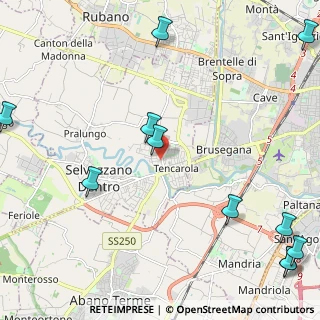 Mappa Via Don Giovanni Bosco, 35030 Selvazzano Dentro PD, Italia (3.22)
