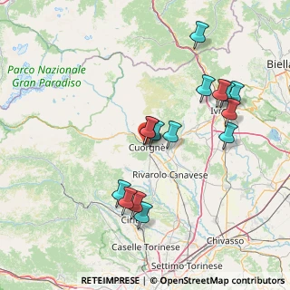Mappa Via Caldaretto, 10082 Cuorgnè TO, Italia (14.64533)