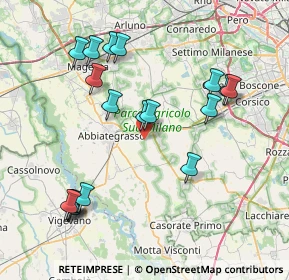 Mappa Via del Grifone, 20080 Vermezzo MI, Italia (8.41444)