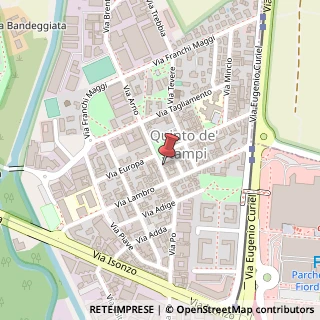 Mappa Via Tanaro, 21, 20089 Rozzano, Milano (Lombardia)
